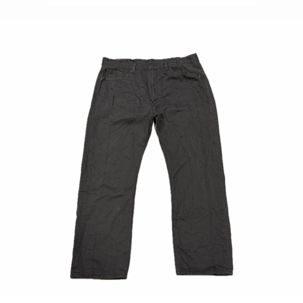 Vintage Levi's 505 Jeans: Faded Black Straight Leg Denim [38x30]
